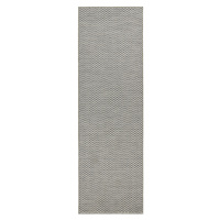 BT Carpet - Hanse Home koberce Běhoun Nature 104268 Grey – na ven i na doma - 80x450 cm