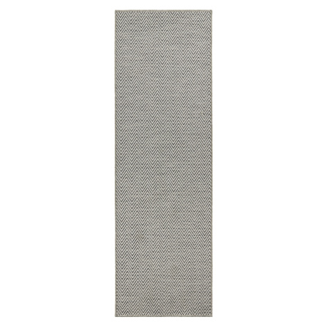 BT Carpet - Hanse Home koberce Běhoun Nature 104268 Grey – na ven i na doma - 80x450 cm