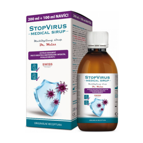 STOPVIRUS Medical sirup Dr. Weiss 200+100ml NAVÍC