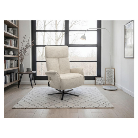 Sit & More RELAXAČNÍ KŘESLO, textil, pískové barvy