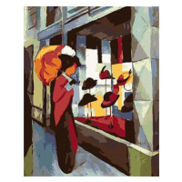 Diamondi - OBCHOD S KLOBOUKY (AUGUST MACKE), 40x50 cm, vypnuté plátno na rám