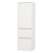 Mereo Opto koupelnová skříňka vysoká 125 cm levé otevírání bílá CN914L