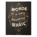 Obraz na plátně Harry Potter - Words, 2 - 60×80 cm