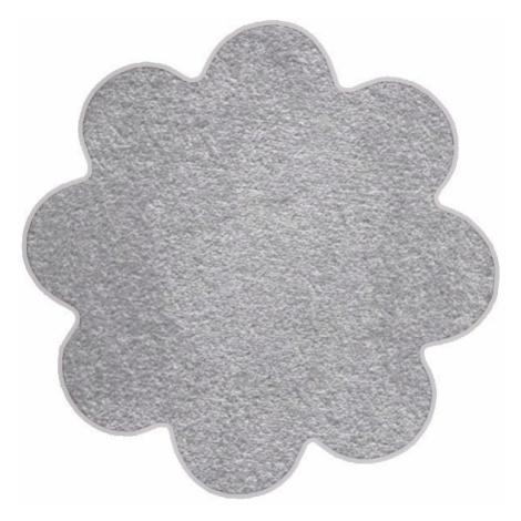 Vopi koberce Kusový koberec Eton šedý květina - 120x120 kytka cm