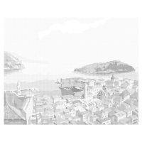 Tečkování - DUBROVNÍK V CHORVATSKU Rozměr: 40x50 cm, Rámování: vypnuté plátno na rám