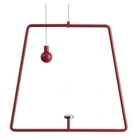 Light Impressions VÝPRODEJ VZORKU Deko-Light závěs pro magnetsvítidla Miram rubínová červená 930