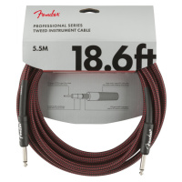 Fender Professional Series 18,6 Instrument Cable Red Tweed