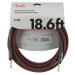 Fender Professional Series 18,6 Instrument Cable Red Tweed