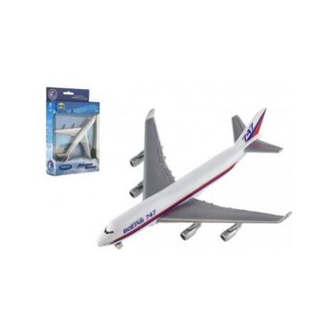 Letadlo Welly Boeing 747 plast/kov 15cm v krabičce 13x21x4,5cm Dromader