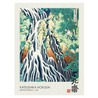 Obrazová reprodukce Kirifuri Waterfall (1831), Katsushika Hokusai, 30 × 40 cm