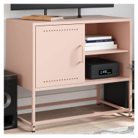 vidaXL Skříň highboard bílá 100,5 x 39 x 107 cm ocel