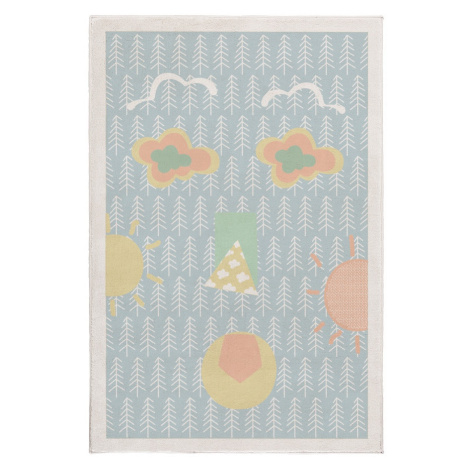 Kusový koberec 120x180cm feliz - modrá/mix barev