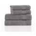 4Home Sada osušek a ručníků Comfort šedá, 2 ks 70 x 140 cm, 2 ks 50 x 100 cm