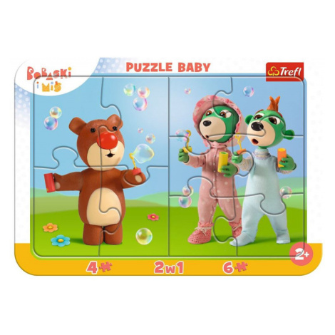 Trefl Baby rámkové -Treflíci 80026 10 dílků
