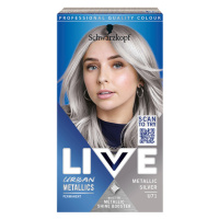 Schwarzkopf Live Urban Metallics barva na vlasy Metalická stříbrná U71