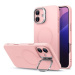 ESR Cloud Soft Case with Stash Stand (HaloLock), Compatible with iPhone 16, Pink