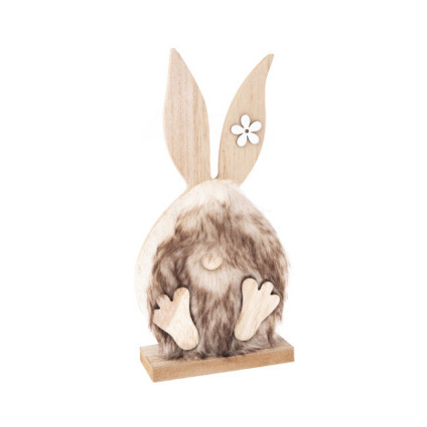 Velikonoční dekorace Zajíček s hnědým kožíškem Asko