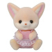 Sylvanian family Dvojčata lišky Fenek s autíčkem