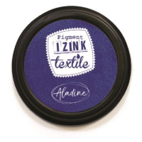 Textilní razítkovací polštářek Aladine IZINK - tmavě modrý