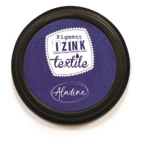 Textilní razítkovací polštářek Aladine IZINK - tmavě modrý