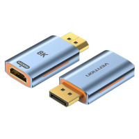 Adaptér HDMI samice - Display Port samec Vention HFMH0 8K (modrý)