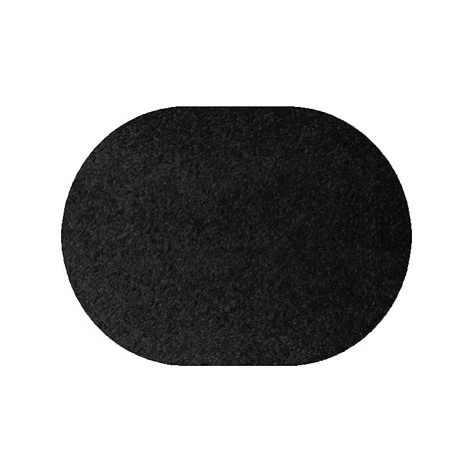 Kusový koberec Eton černý ovál 120 × 170 cm Vopi