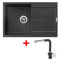 Sinks Ultima 790 Metalblack + Mix 3 P GR