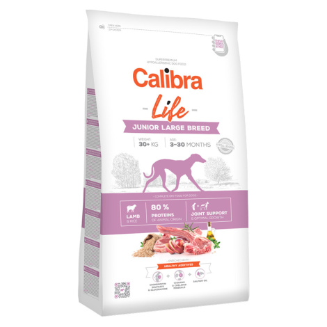 Calibra Dog Life Junior Large Breed Lamb - výhodné balení: 2 x 12 kg