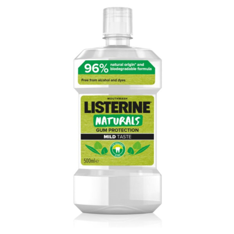 Listerine Naturals Gum Protection ústní voda Mild Mint 500 ml