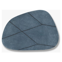 Modrý vlněný koberec 150x200 cm Shape – Mette Ditmer Denmark