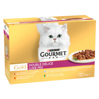 Gourmet Gold konzervičky, 48 x 85 g - 38 + 10 zdarma! - Duo Delice - luxusní mix