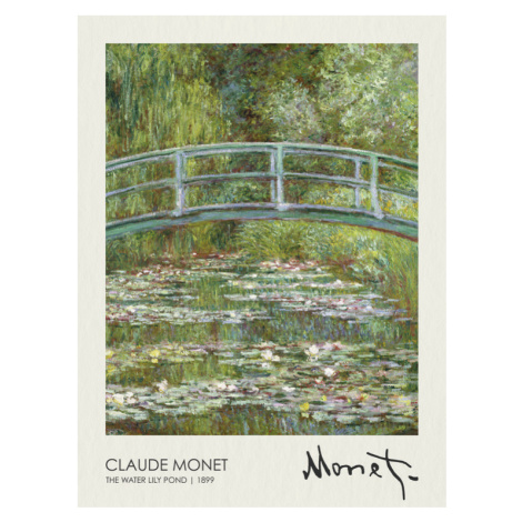 Obrazová reprodukce The Water Lily Pond (1899), Claude Monet, 30 × 40 cm