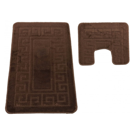 Sada koupelnových koberečků Montana Ethnic Chocolatte