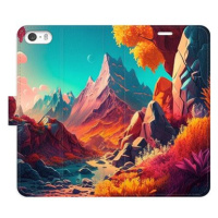 iSaprio flip pouzdro Colorful Mountains pro iPhone 5/5S/SE