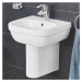 Grohe 3932400H - Umývátko s přepadem, 45x40 cm, PureGuard, alpská bílá