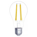 Teplá LED filamentová žárovka E27, 7 W – EMOS