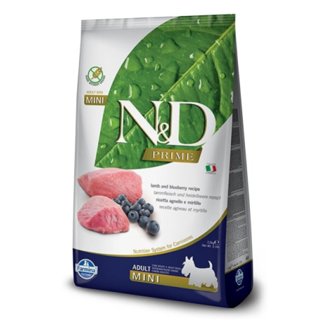 N&amp;D dog PRIME ADULT MINI lamb/blueberry - 7kg Natural&Delicious