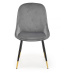 HALMAR Designová židle Liza šedá