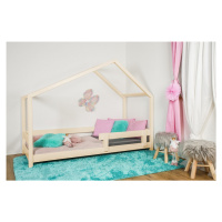 Vyspimese.CZ Dětská postel Elsa se zábranou Rozměr: 80x160 cm, Barva: lak