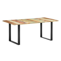 Jídelní stůl 180x90x76 cm masivní recyklované dřevo 285830