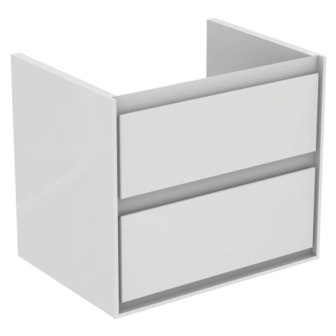 Koupelnová skříňka pod umyvadlo Ideal Standard Connect Air 60x44x51,7 cm bílá lesk/světle šedá m
