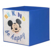 Dětský textilní úložný koš Living / 32 x 32 x 32 cm / modrá / Disney Mickey & Friends Varianta: 