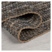 Flair Rugs koberce Kusový koberec Mottle Jute Ombre Grey - 60x110 cm