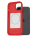 AlzaGuard Magsafe Silicone Case pro iPhone 15 Plus červený