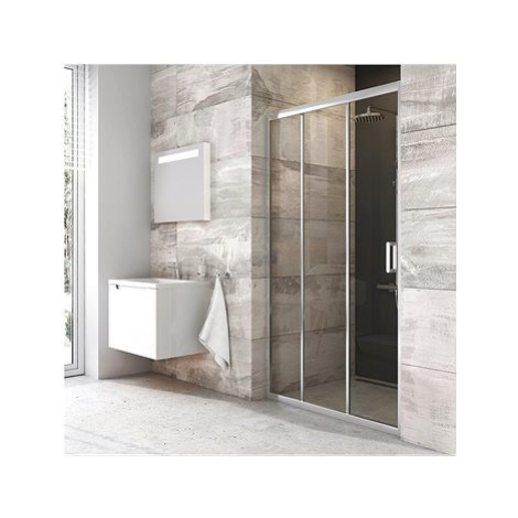 RAVAK Sprchové dveře, Blix, třídílné, BLDP3 - 90, lesk + transparent
