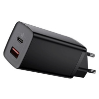 Baseus GaN2 Lite Quick Charger USB + USB-C 65W Black