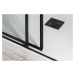 POLYSAN ALTIS LINE BLACK čtvercový sprchový kout 1000x1000 rohový vstup, čiré sklo AL1512BAL1512