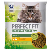 Perfect Fit Cat Natural Vitality kuřecí a krůtí - výhodné balení: 2 x 650 g