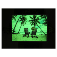 Svítící obraz - dovolená / pláž formát A2 - Kód: 14541