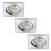 Briloner Briloner 6997-039 - SADA 3x LED Koupelnové podhledové svítidlo LED/5W/230V IP23